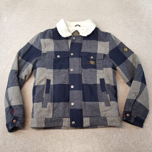Superdry jacket medium blue - jacket,
