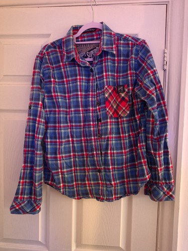 Superdry blue red check - superdry,