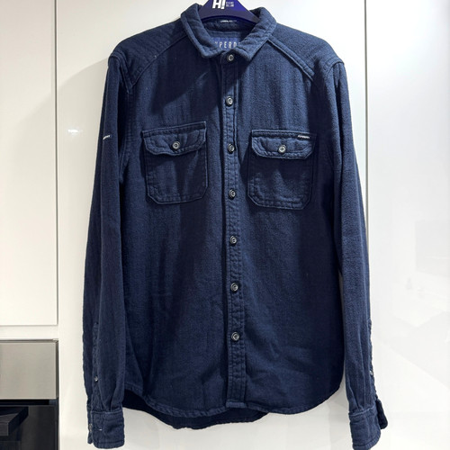 Superdry navy blue lumberjack - navy,