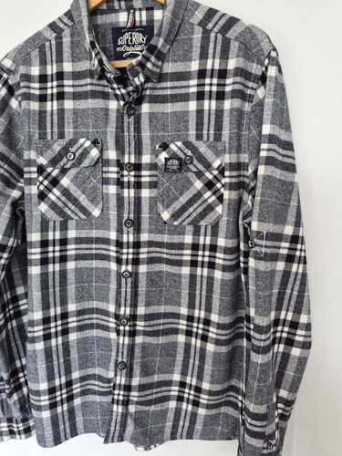 Superdry mens grey - superdry, check