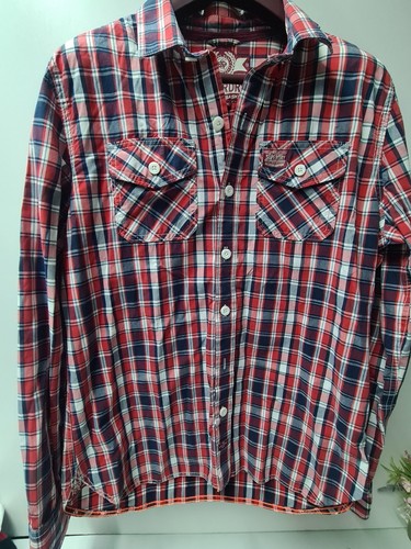 Superdry wash basket white red - superdry,